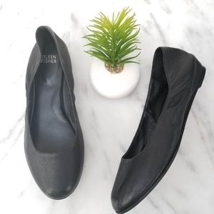 Eileen Fisher Black Ballet Flat